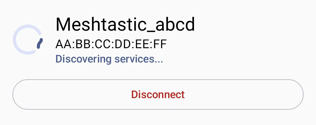 Connecting status