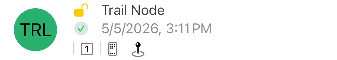 Node with position, 1 hop